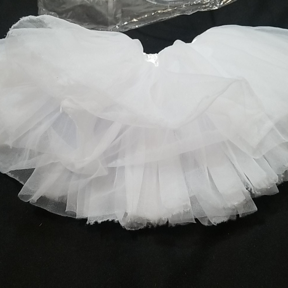 Toddler Girl Angel Set White Tutu Headband Wand - Picture 5 of 5